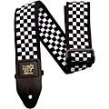 Ernie Ball Jacquard Polypro Guitar Strap - Black and White Checkered