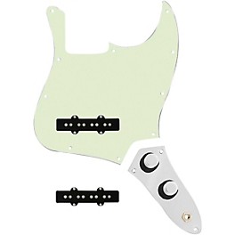920d Custom Jazz Bass Loaded Pickguard With Drive (Hot) Pickups and JB-CON-CH-BK Control Plate