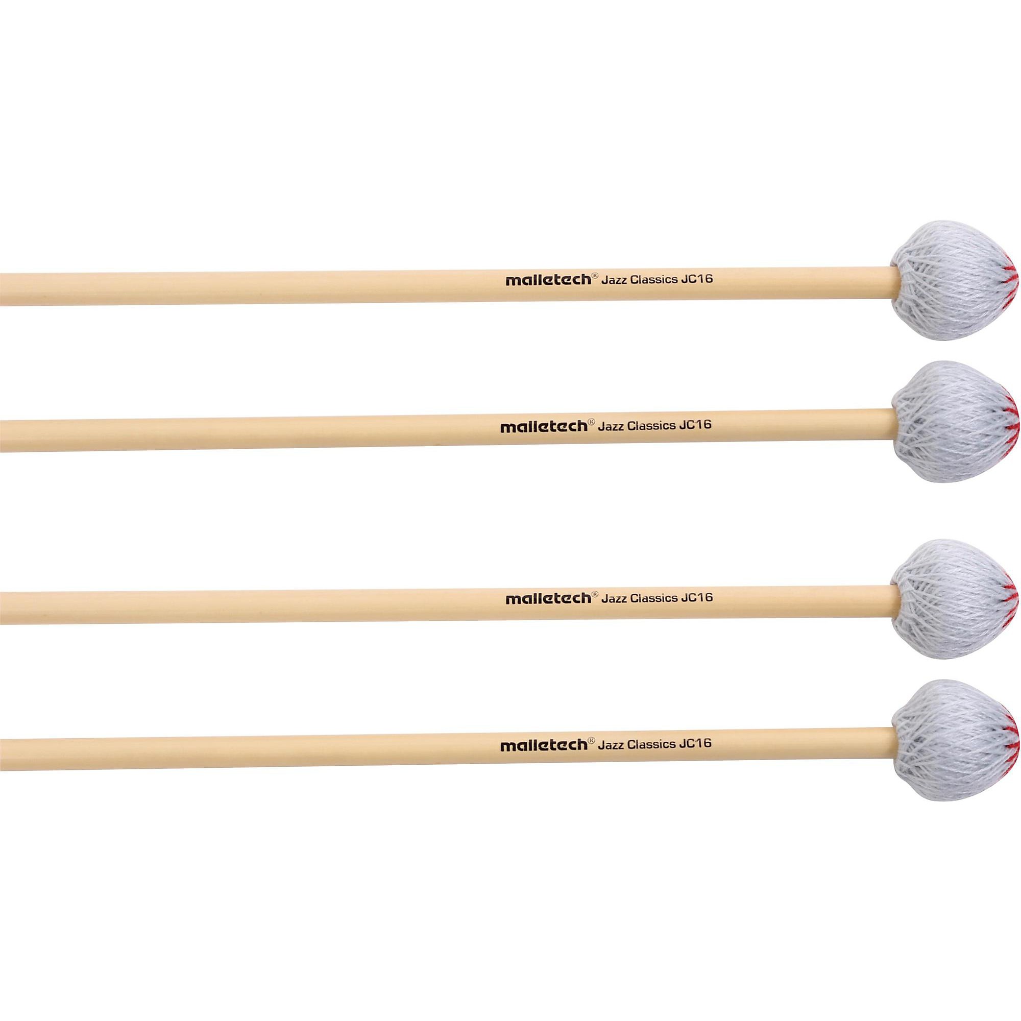 Malletech JazzClassics Vibraphone Mallets Set of 4 (2 Matched Pairs