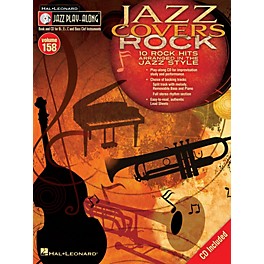 Hal Leonard Jazz Covers Rock (Jazz Play-Along Volume 158) Jazz Play Along Series Softcover with CD