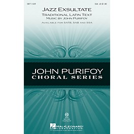 Hal Leonard Jazz Exsultate SSA composed by John Purifoy