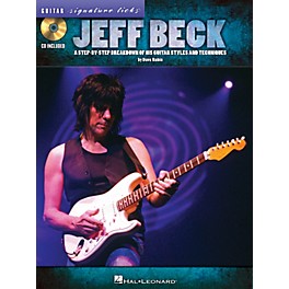 Hal Leonard Jeff Beck Guitar Signature Licks Book/CD