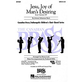Hal Leonard Jesu, Joy of Man's Desiring SATB composed by Johann Sebastian Bach