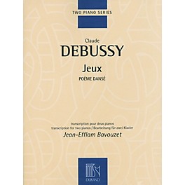 Editions Durand Jeux (Poème Dansé) (Includes 2 piano parts) Editions Durand Series Softcover by Claude Debussy (Advanced)