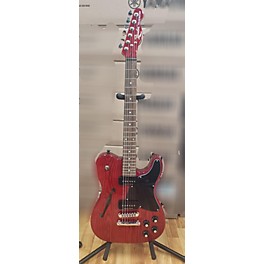 Used Fender Jim Adkins JA-90 Telecaster Thinline Crimson Red Transparent Hollow Body Electric Guitar