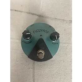 Used Dunlop Jimi Hendrix Fuzz Face Mini Turquoise Effect Pedal