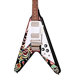 Open Box Epiphone Jimi Hendrix "Love Drops" Flying V Electric Guitar