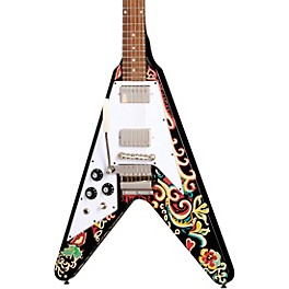 Epiphone Jimi Hendrix "Love Drops" Flying V Left-Handed Electric Guitar