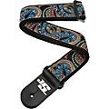 D'Addario Joe Satriani Nylon Guitar Strap - Black/Red/Green Snakes Mosaic