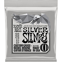 Ernie Ball John Mayer Silver Slinky Nickel Wound Electric Guitar Strings