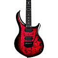 Ernie Ball Music Man John Petrucci BFR Majesty 6 Quilt Top Electric Guitar Red Nebula