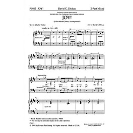 Pavane Joy! 2 Part Mixed arranged by David C. Dickau