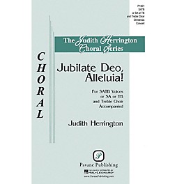Pavane Jubilate Deo, Alleluia! SATB + TREBLE CHOIR composed by Judith Herrington