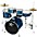 Rogue Junior Kicker 5-Piece Drum Set Metallic Blue