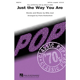 Hal Leonard Just the Way You Are SATB DV A Cappella by Billy Joel arranged by Paris Rutherford