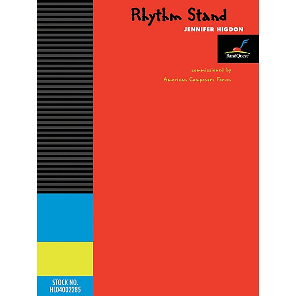 American Composers Forum Rhythm Stand (Score Only) (BandQuest Series Grade 3) Concert Band Level 3 Composed by Jennifer Hi...