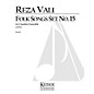 Lauren Keiser Music Publishing Folk Songs: Set No. 15 for 5 Players, Full Score LKM Music Series by Reza Vali thumbnail