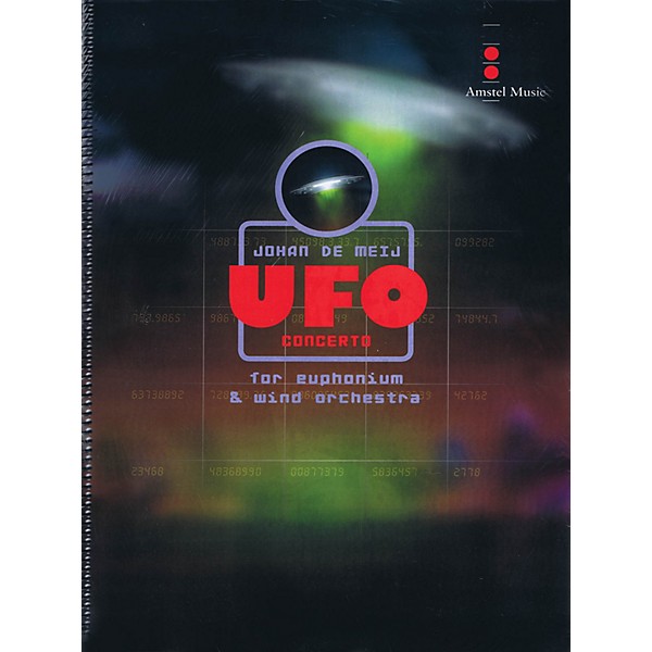 Amstel Music UFO Concerto (for Euphonium and Wind Orchestra) (Score Only) Concert Band Level 5 by Johan de Meij