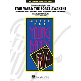 Hal Leonard Soundtrack Highlights from Star Wars: The Force Awakens Concert Band Level 3 Arranged by Michael Brown