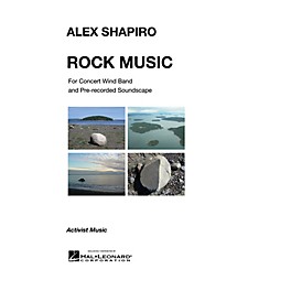 Activist Music Rock Music (for Concert Wind Band and Pre-Recorded Soundscapes) Concert Band Level 2.5 by Alex Shapiro