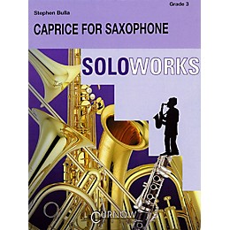 Curnow Music Caprice for Saxophone (with Concert Band) (Grade 3 - Score Only) Concert Band Level 3 by Stephen Bulla