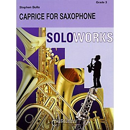 Curnow Music Caprice for Saxophone (with Concert Band) (Grade 3 - Score Only) Concert Band Level 3 by Stephen Bulla