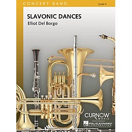 Curnow Music Slavonic Dances (Grade 4 - Score Only) Concert Band Level 4 Composed by Elliot Del Borgo