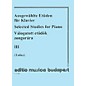 Editio Musica Budapest Selected Studies V3-pno EMB Series by Various thumbnail