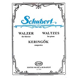 Editio Musica Budapest Waltzes-pno EMB Series by Franz Schubert