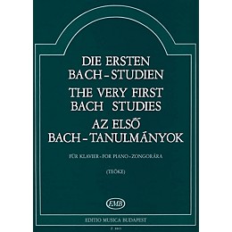 Editio Musica Budapest Very First Bach Studies-pno EMB Series by Johan Sebastian Bach