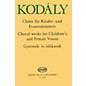 Editio Musica Budapest Choral Works-children/women EMB Series by Zoltán Kodály thumbnail