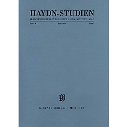 G. Henle Verlag Haydn-Studien, Vol. 10, No. 1 (June 2010) Henle Periodicals Series Softcover by Franz Josef Haydn