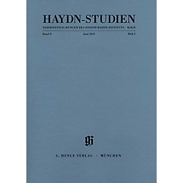 G. Henle Verlag Haydn-Studien, Vol. 10, No. 1 (June 2010) Henle Periodicals Series Softcover by Franz Josef Haydn