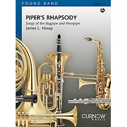 Curnow Music Piper's Rhapsody (Grade 2 - Score Only) Concert Band Level 2 Composed by James L Hosay