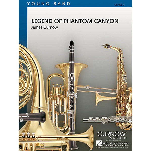 Curnow Music Legend of Phantom Canyon (Grade 2 - Score Only) Concert Band Level 2 Composed by James Curnow