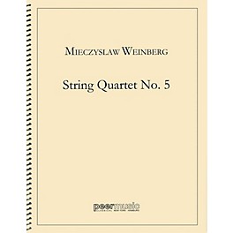 Peer Music String Quartet No. 5 Peermusic Classical Series by Mieczyslaw Weinberg