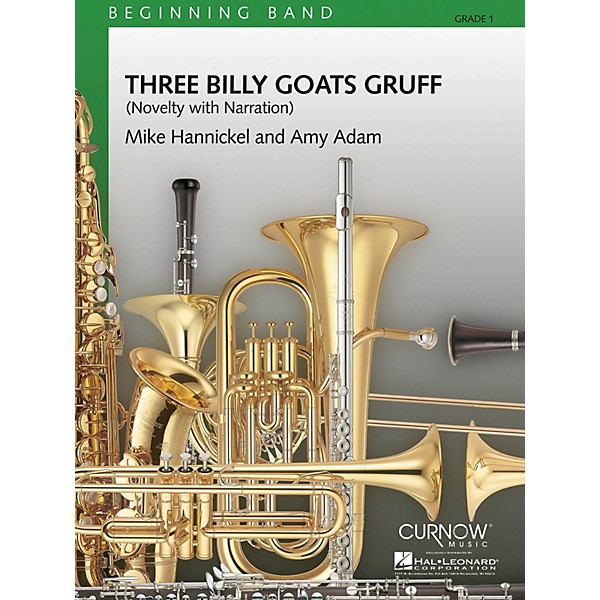 Curnow Music Three Billy Goats Gruff (Grade 1 - Score Only) Concert Band Level 1 Composed by Mike Hannickel