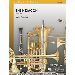 Curnow Music The Hexagon (Grade 4 - Score Only) Concert Band Level 4 Composed by John Fannin