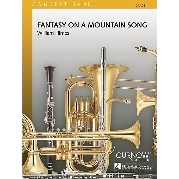 Curnow Music Fantasy on a Mountain Song (Grade 4 - Score Only) Concert Band Level 4 Composed by William Himes