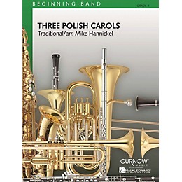 Curnow Music Three Polish Carols (Grade 1 - Score Only) Concert Band Level 1 Composed by Mike Hannickel