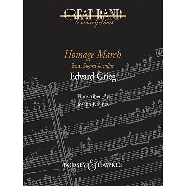 Boosey And Hawkes Homage March Concert Band Level 5 Composed By Edvard