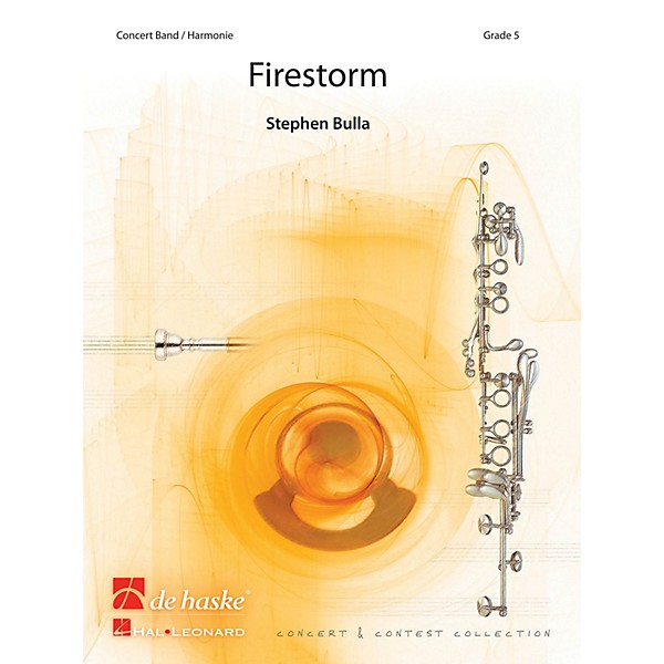 De Haske Music Firestorm (Score) Concert Band Composed by Stephen Bulla