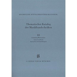 G. Henle Verlag Sammlung Mettenleiter, Autoren Q bis Z, Anonyma und Sammlungen Henle Books Series Softcover
