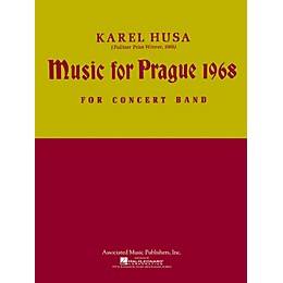 Associated Music for Prague (1968) (Score and Parts) Concert Band Level 4-5 Composed by Karel Husa