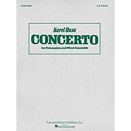 Associated Concerto for Percussion and Wind Ensemble (Score and Parts) Concert Band Level 4-5 Composed by Karel Husa