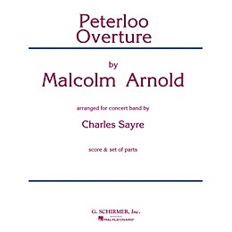 G. Schirmer Peterloo Overture (Score and Parts) Concert Band Level 4-5 Arranged by Chuck Sayre