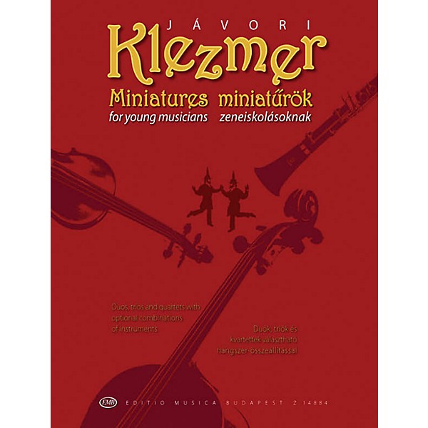 Editio Musica Budapest Klezmer Miniatures for Young Musicians EMB Series by Ferenc Jávori