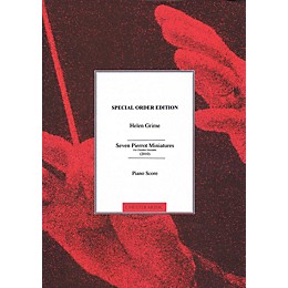 Chester Music Seven Pierrot Miniatures (Chamber Ensemble) Music Sales America Series Softcover by Helen Grime
