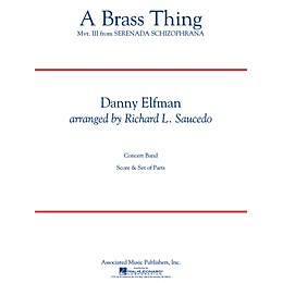 G. Schirmer A Brass Thing Concert Band Level 4 Composed by Danny Elfman Arranged by Richard L. Saucedo