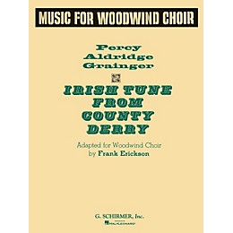 G. Schirmer Irish Tune Ww Choir Full Score Concert Band Composed by P Grainger